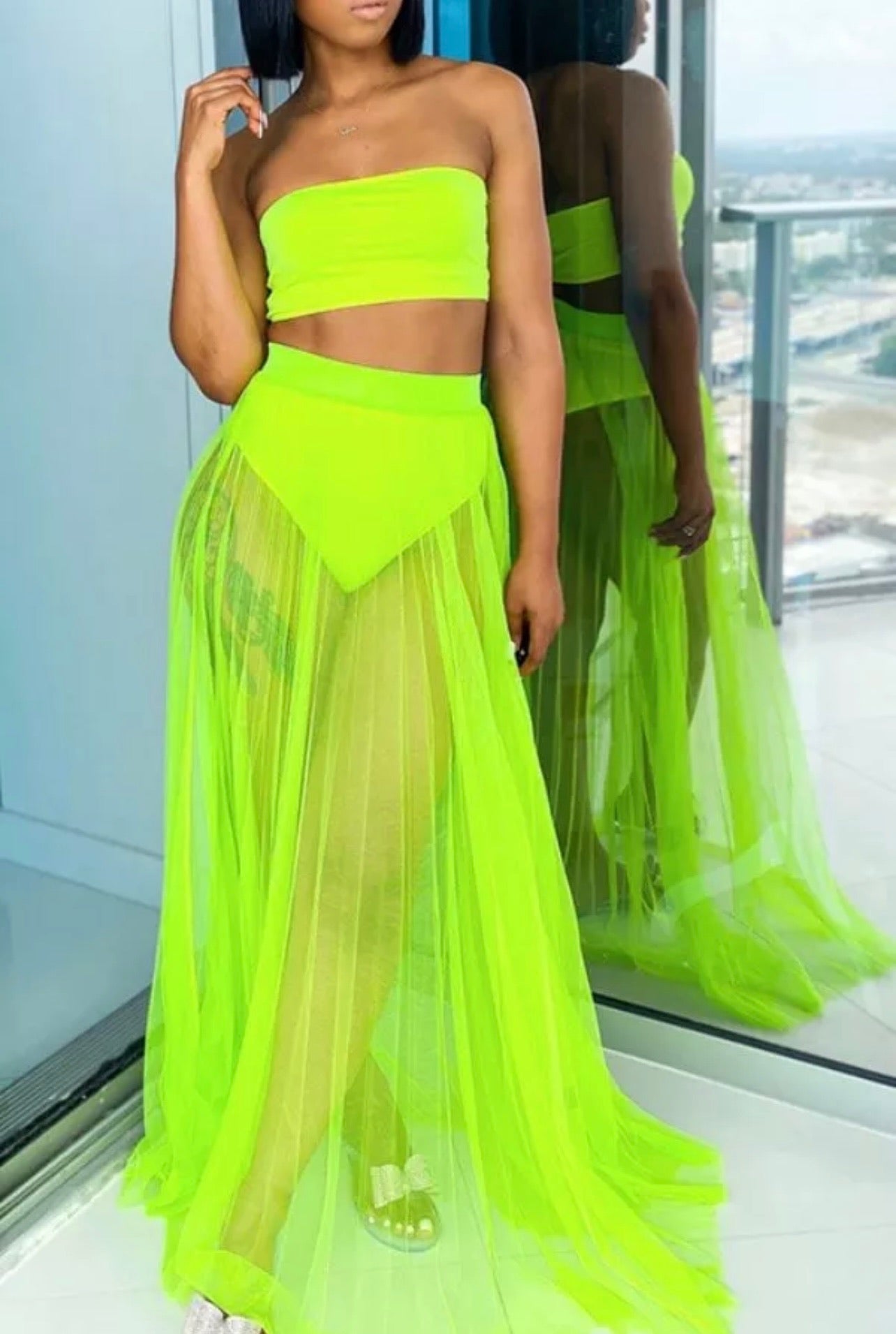 Boss Babe Bandeau 3 Piece Swimsuit and Cover up Set